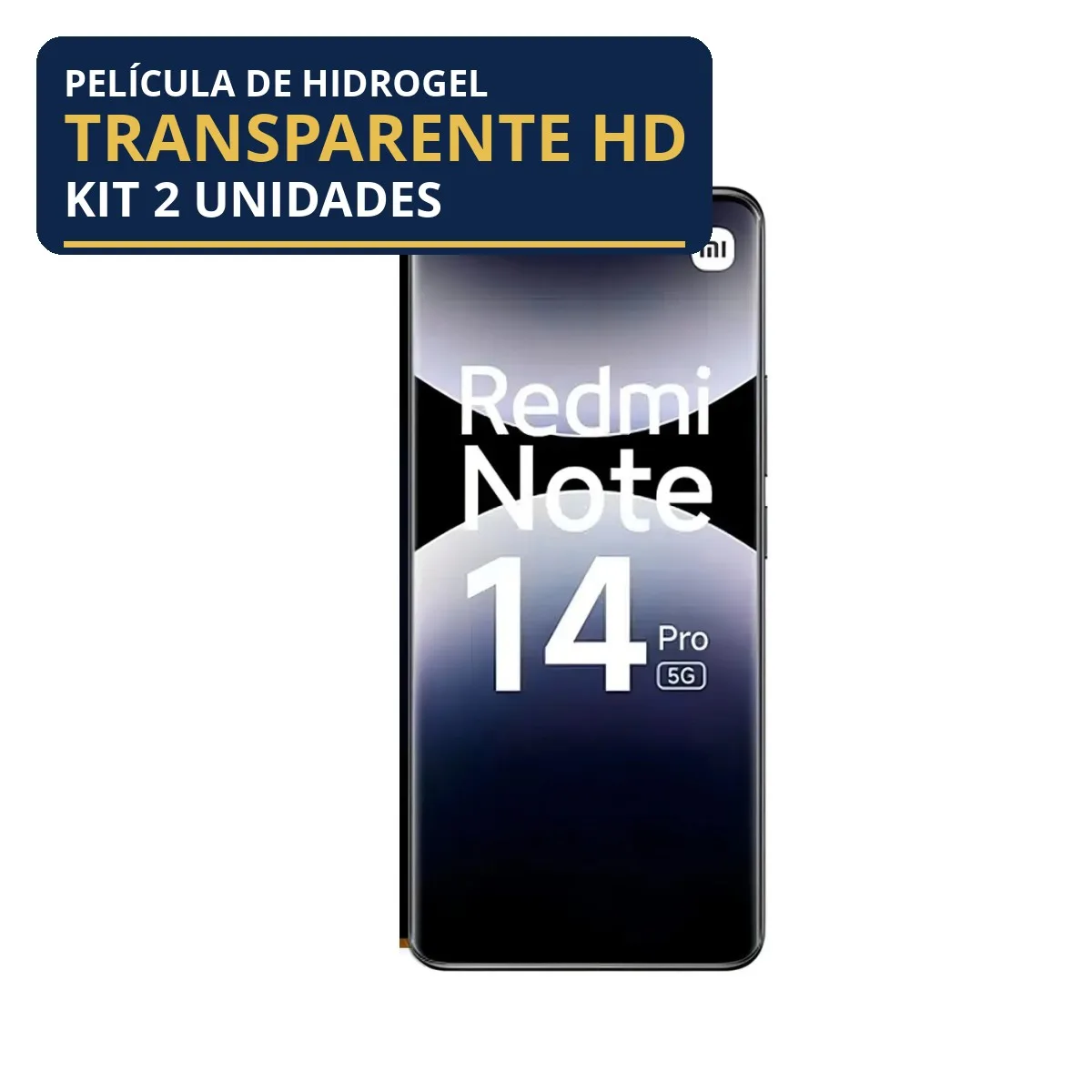 Kit 2 Películas Hidrogel Transparente Redmi Note 14 Pro