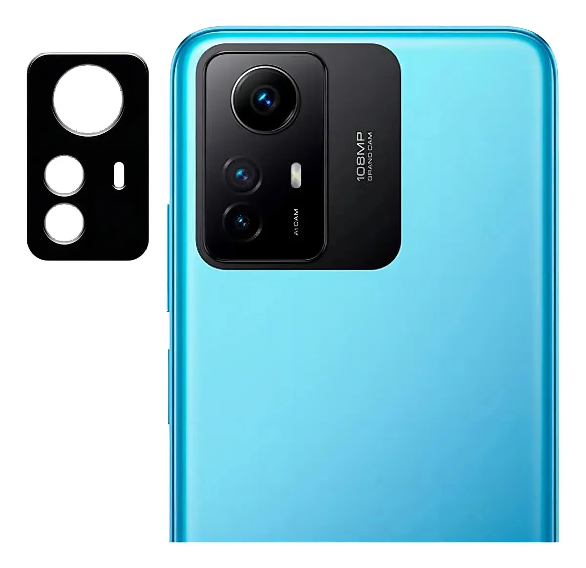 Película Vidro 3d + Câmera Para Redmi Note 12s foto 3