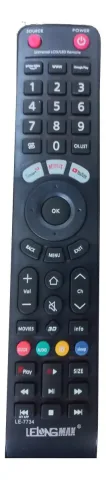 Controle Remoto Universal Para Smart Tv Le-7734