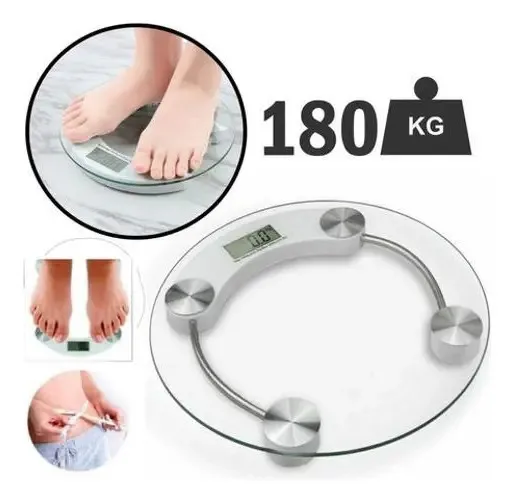 Balança Digital Bm-a12 Até 180kg - Vidro Temperado foto 2