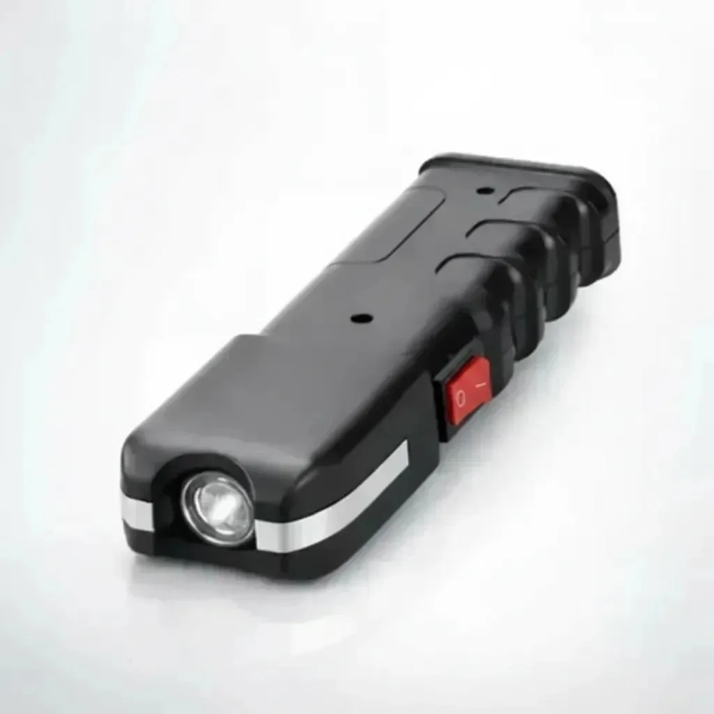 Lanterna Tatica 928 Recarregavel Led 12000lm Branco Preto foto 2