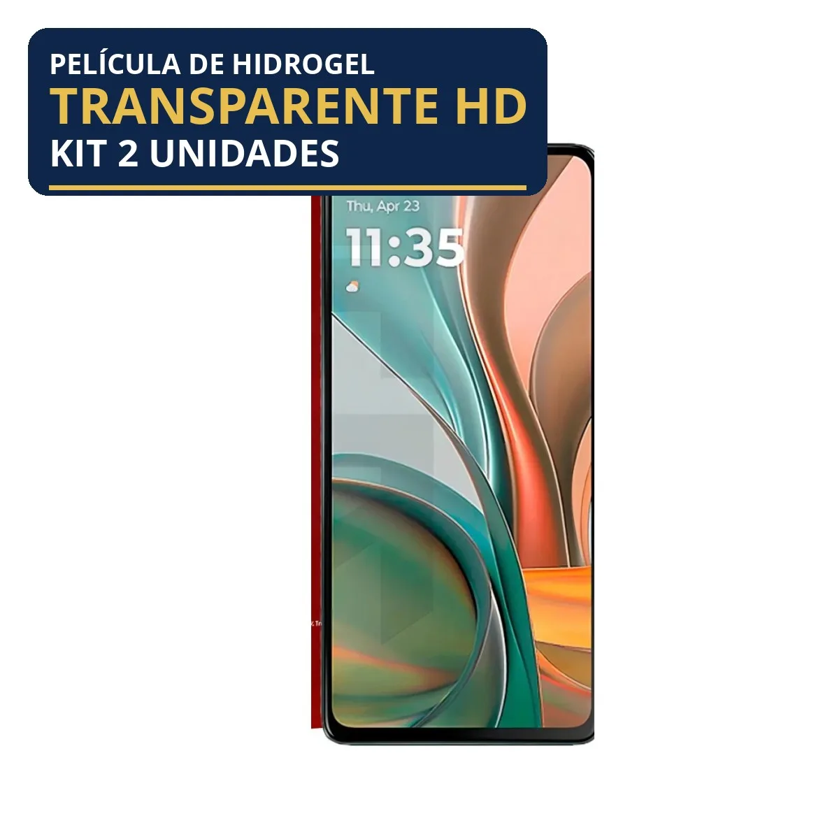 Kit 2 Películas Hidrogel Transparente Moto G75