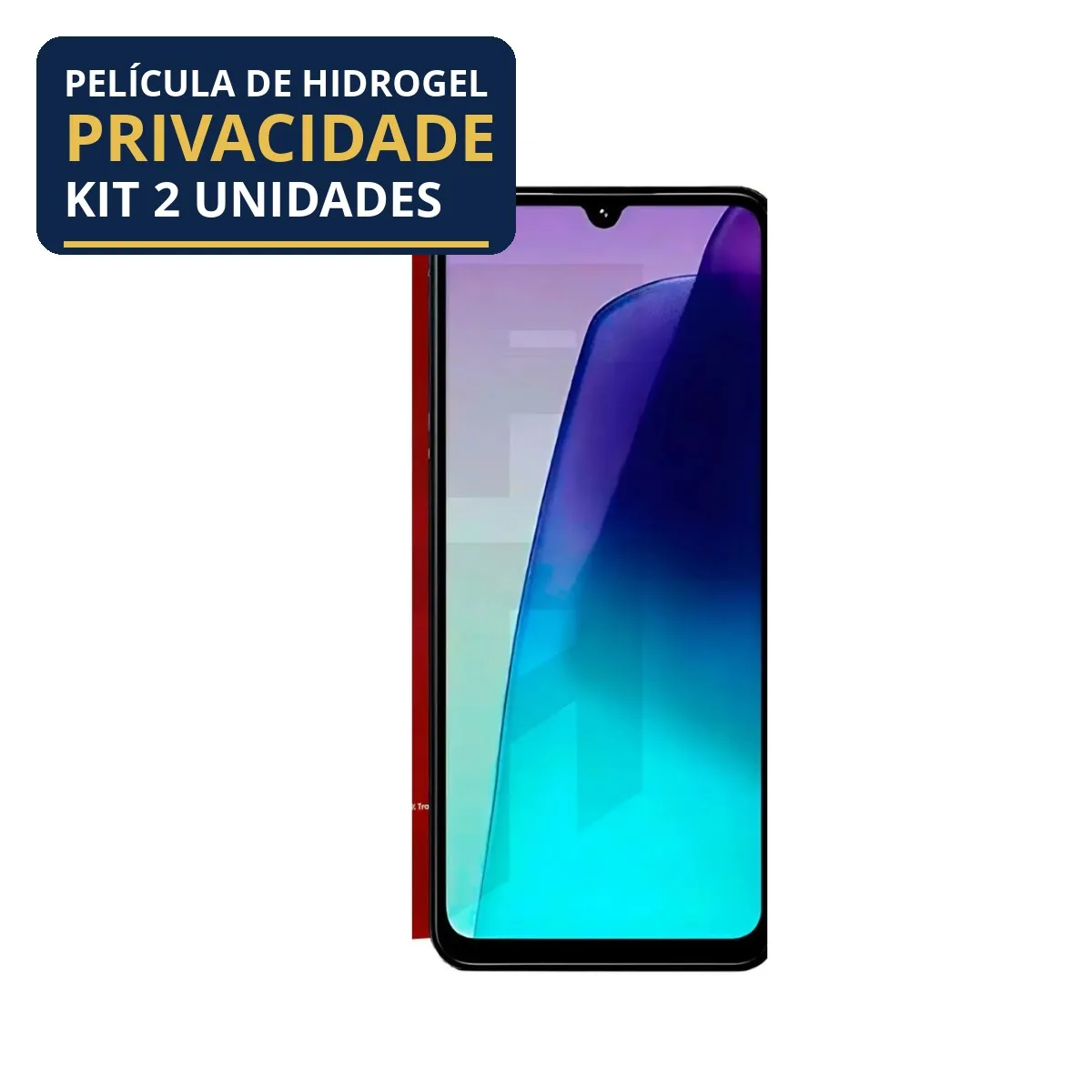 Kit 2 Películas Hidrogel Privacidade Redmi 13C