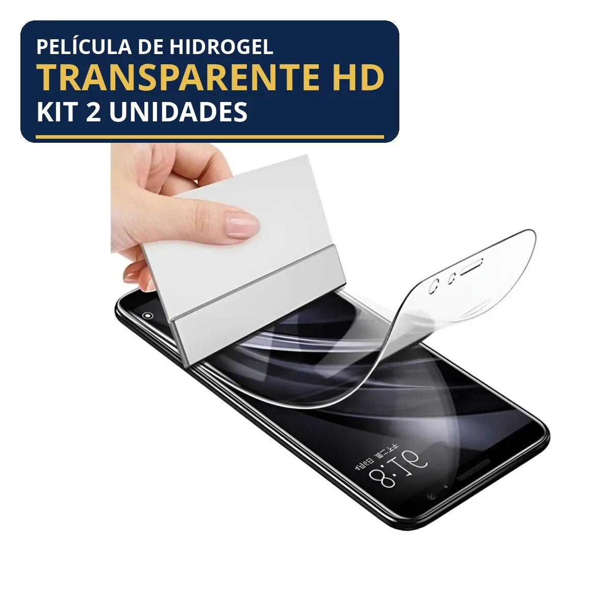 Kit 2 Películas Hidrogel Transparente  Edge 50 Pro