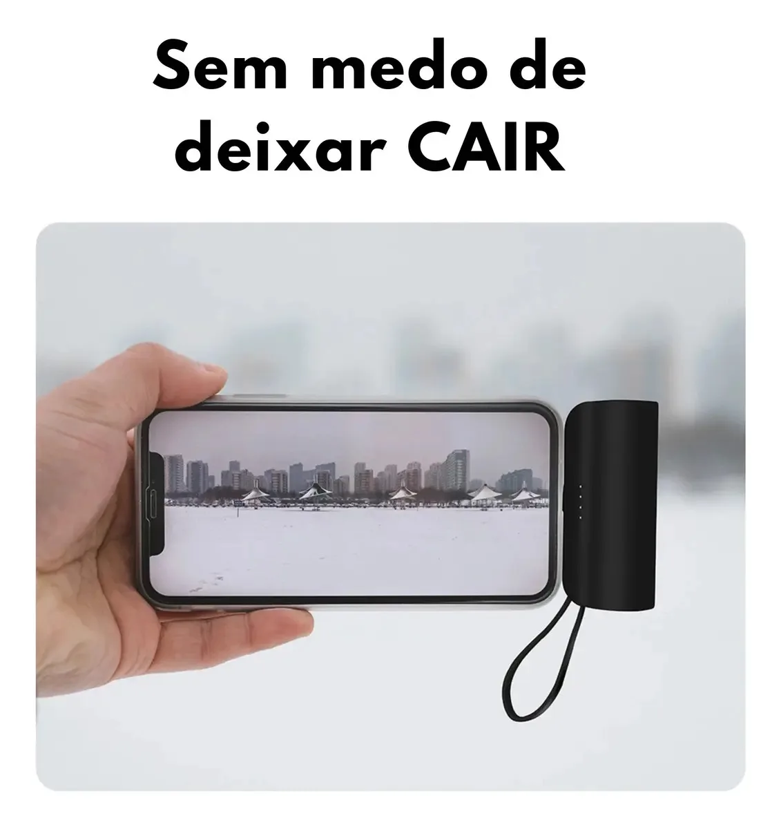 Mini Carregador Turbolightning Para iPhone + Cabo Tipo C Cor foto 3
