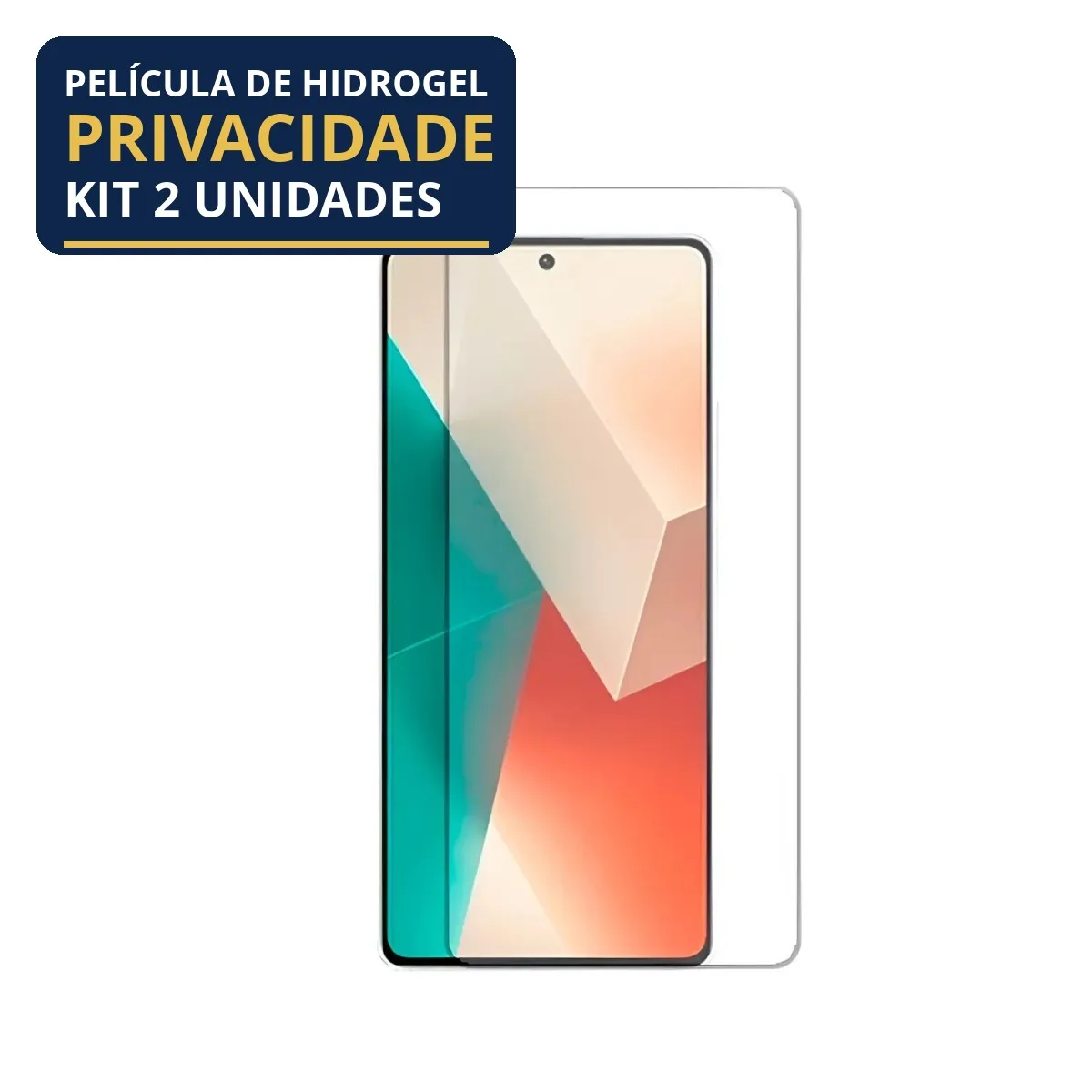 Kit 2 Películas Hidrogel Privacidade Redmi Note 13