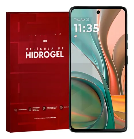 Película Protetora Hidrogel Moto G75 5G Transparente