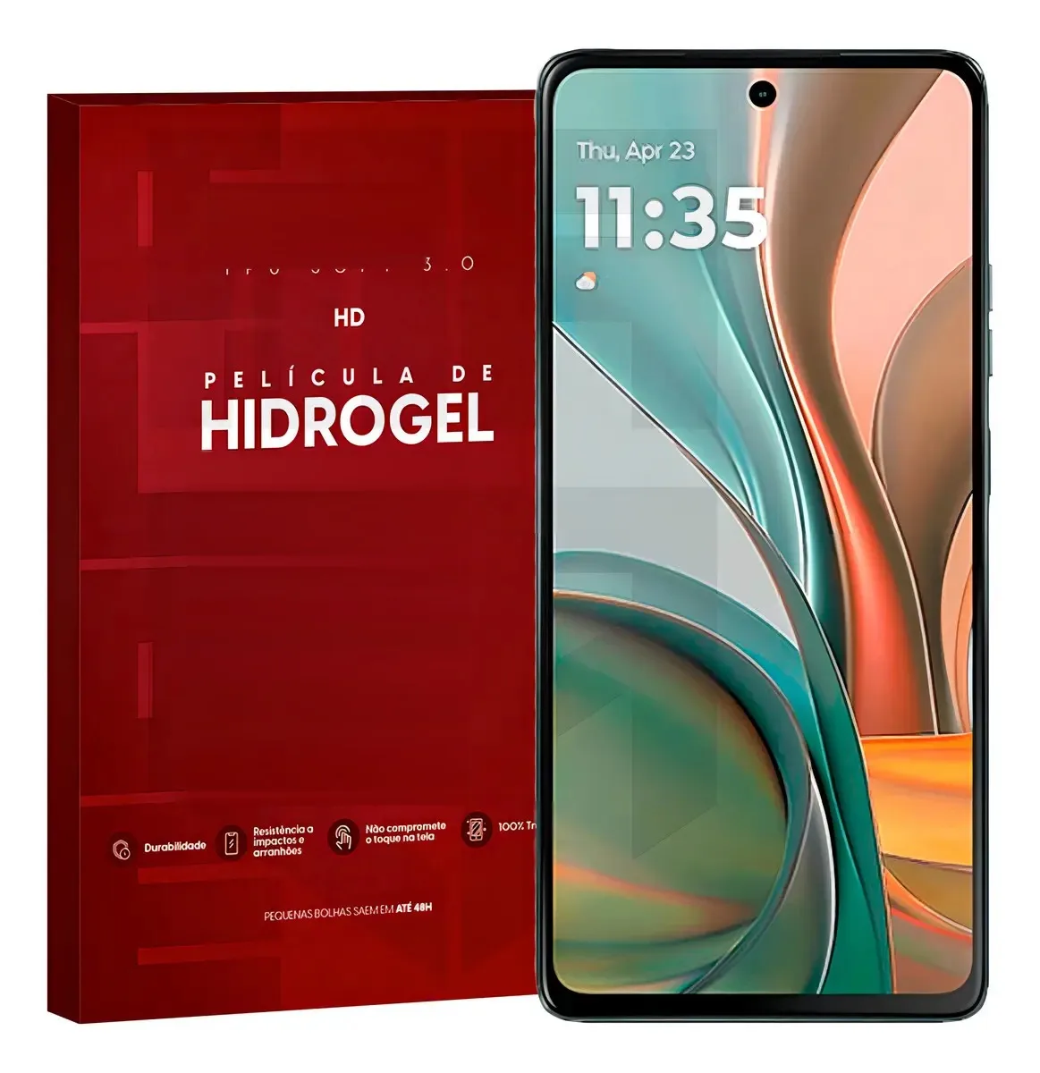 Película Protetora Hidrogel Moto G75 5G Transparente