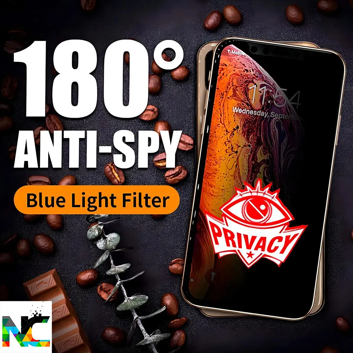 Película Vidro Privacidade 3d Spy Para Moto E32s E32 G22 foto 3