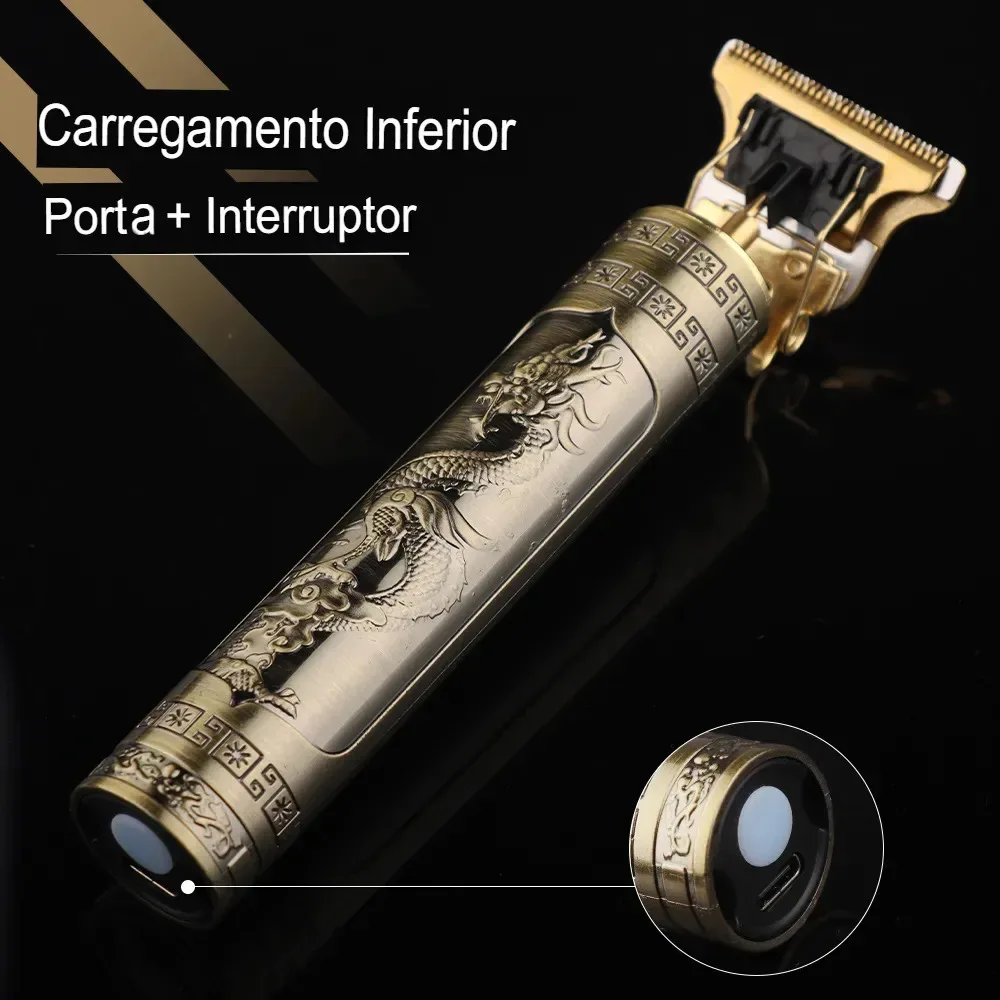 Máquina de Acabamento Hair Trimmer YT-10 Sem Fio Barba foto 2