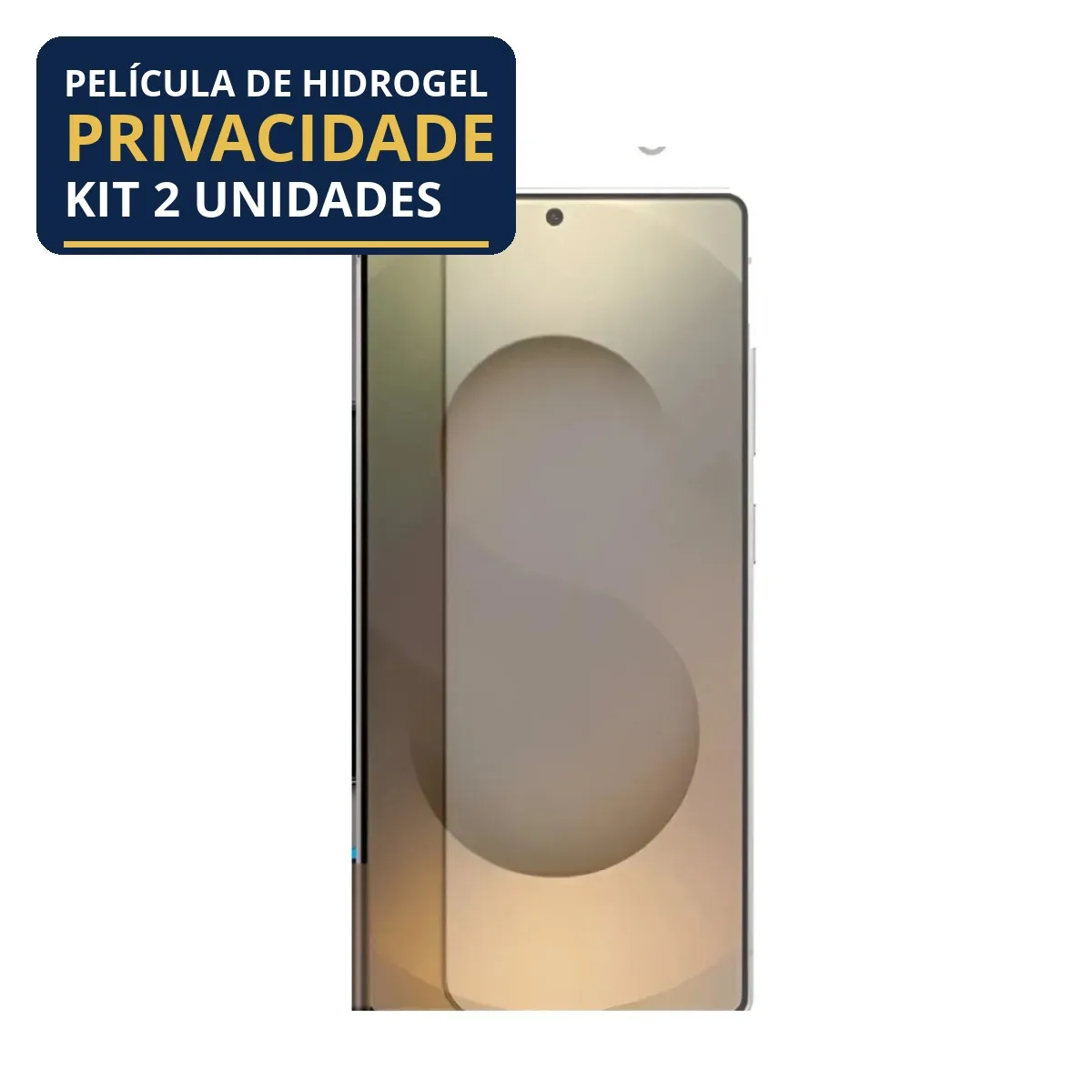 Kit 2 Películas Hidrogel Privacidade Galaxy S25 Ultra