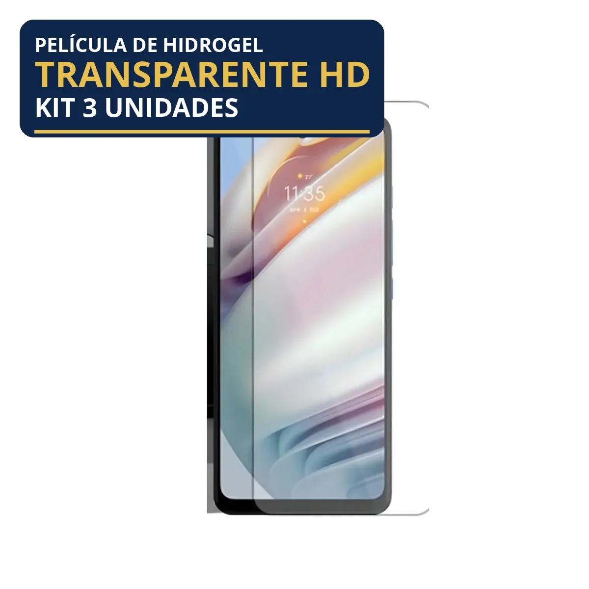 Kit 3 Películas Hidrogel Transparente Moto G60