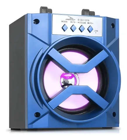 Caixa de Som Bluetooth D-BH1019 Portátil com Rádio FM