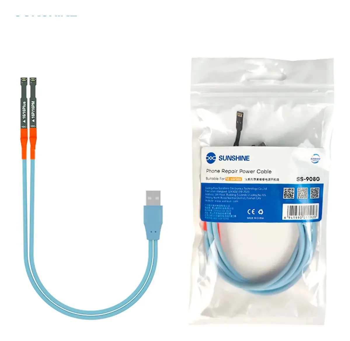Cabo de alimentação Sunshine Blue SS-908G para iPhone Série foto 2