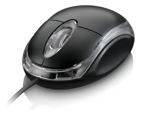 Mini Mouse Optico Com Fio Usb Kp-m611 Preto