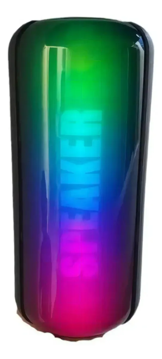 Caixa Som Sem Fio Bluetooth Led Rgb Colorido Speaker Ka-8931 foto 2