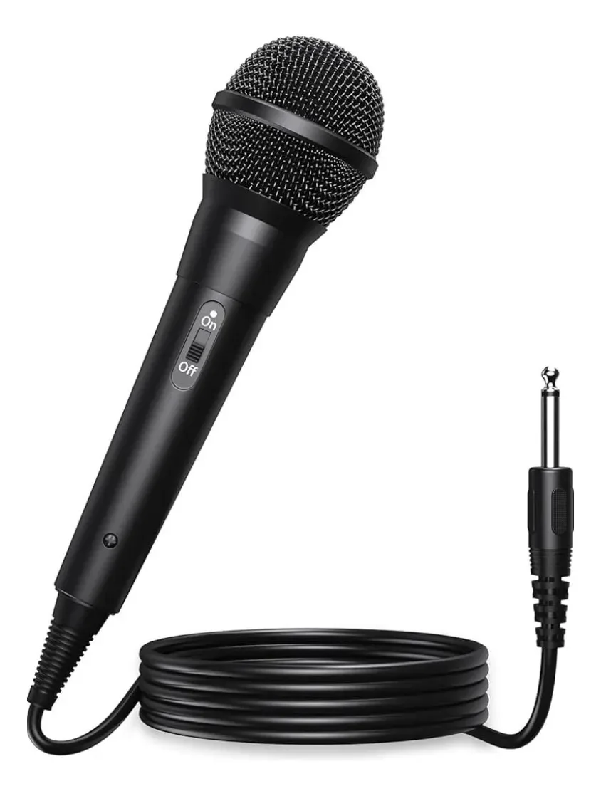 Microfone Dinâmico Profissional Com Cabo P10 foto 2
