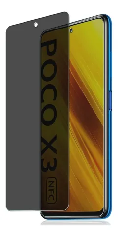 Película de Vidro Temperado 3D Privacidade para Xiaomi Poco