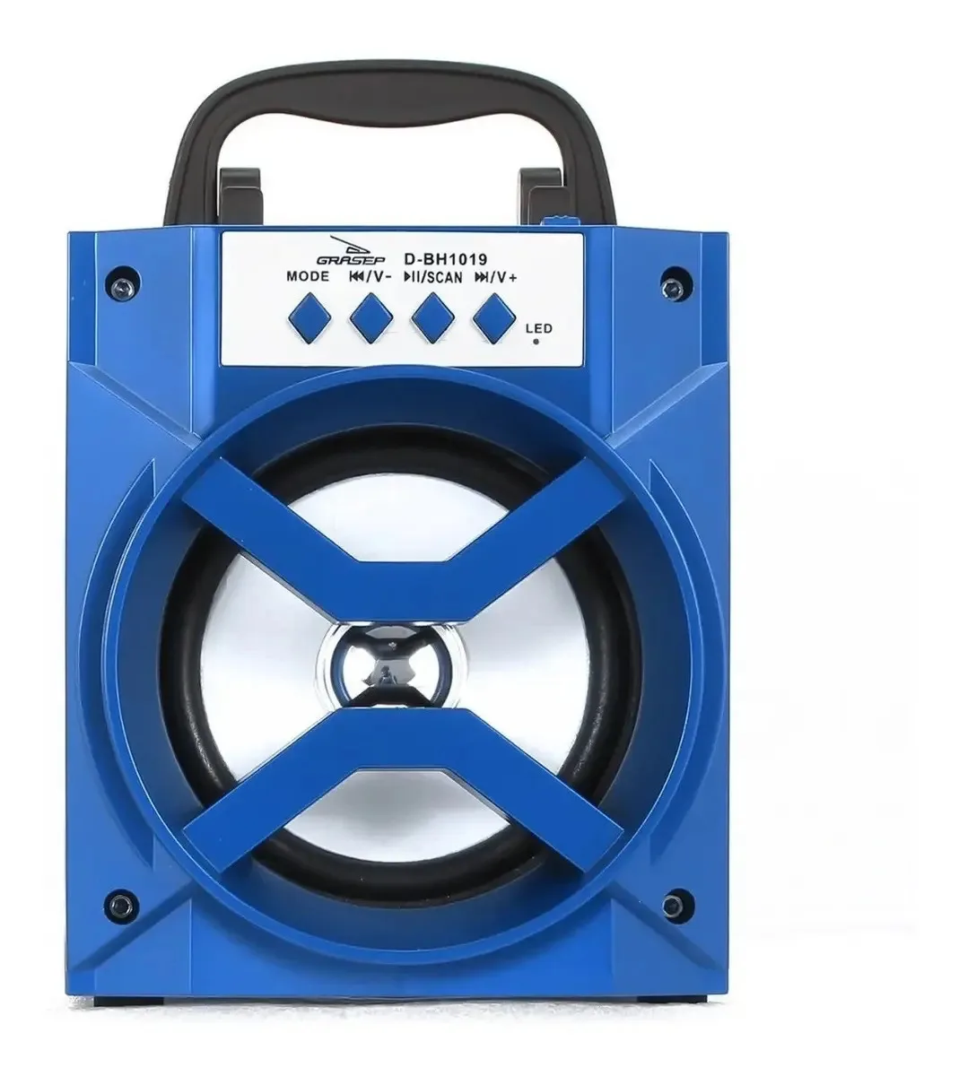 Caixa de Som Bluetooth D-BH1019 Portátil com Rádio FM foto 2
