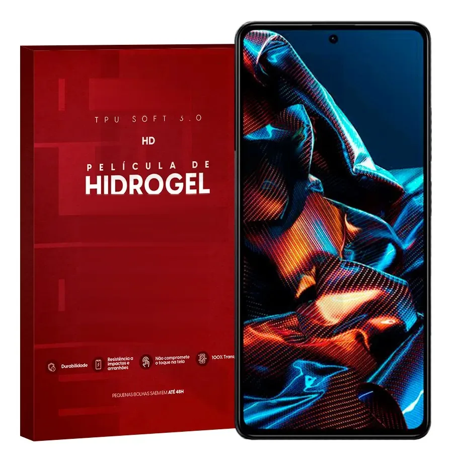 Película Hidrogel Mi Poco X5 Transparente HD Frontal