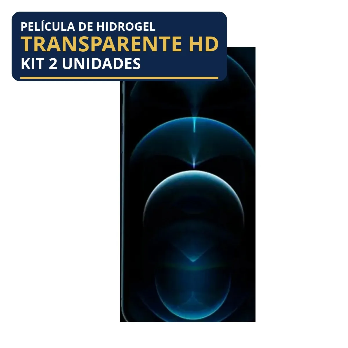 Kit 2 Películas Hidrogel Transparente iPhone 12 Pro 12 Pro