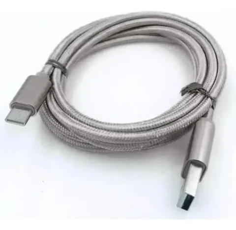 Cabo Dados Usb 3.1 Tipo C Carrega Prata