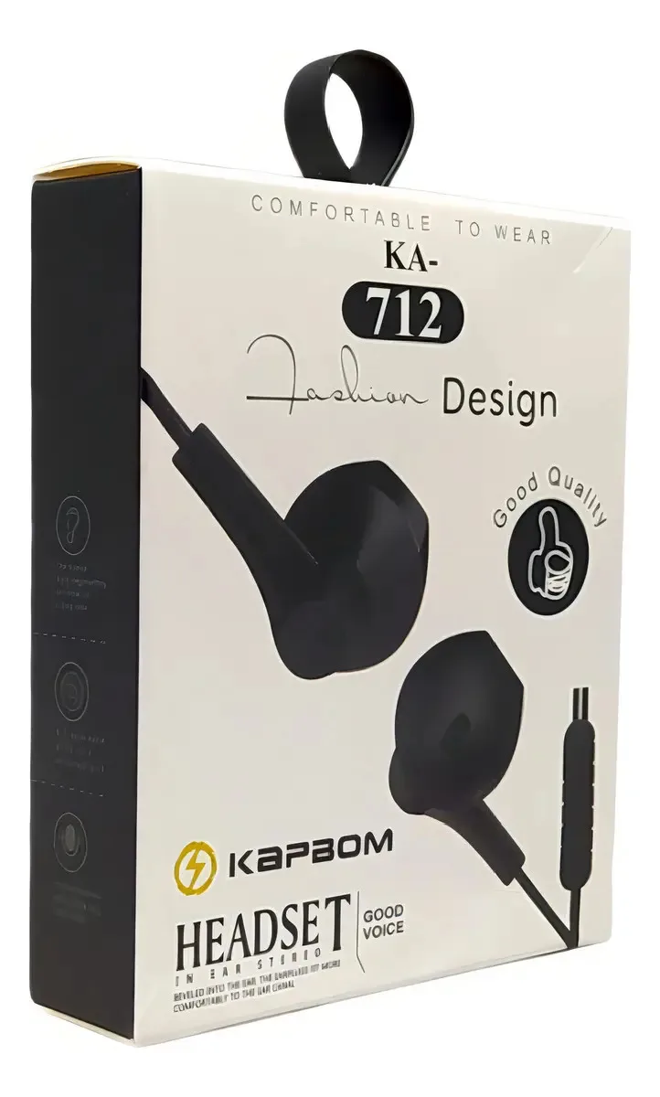 Fone De Ouvido Com Fio - Ka-712