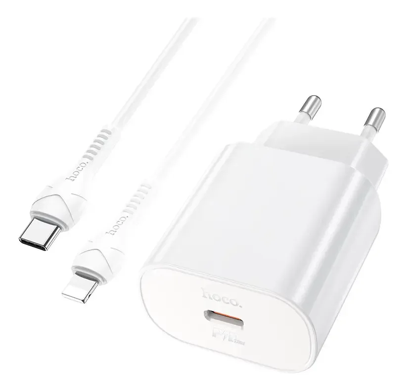 Carregador para iPhone PD25w Tipo C A Lightning White Quick foto 2