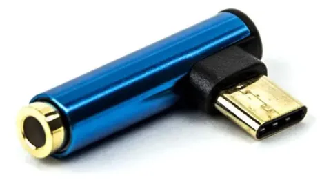 Adaptador Fone De Ouvido Para Usb-c - Azul