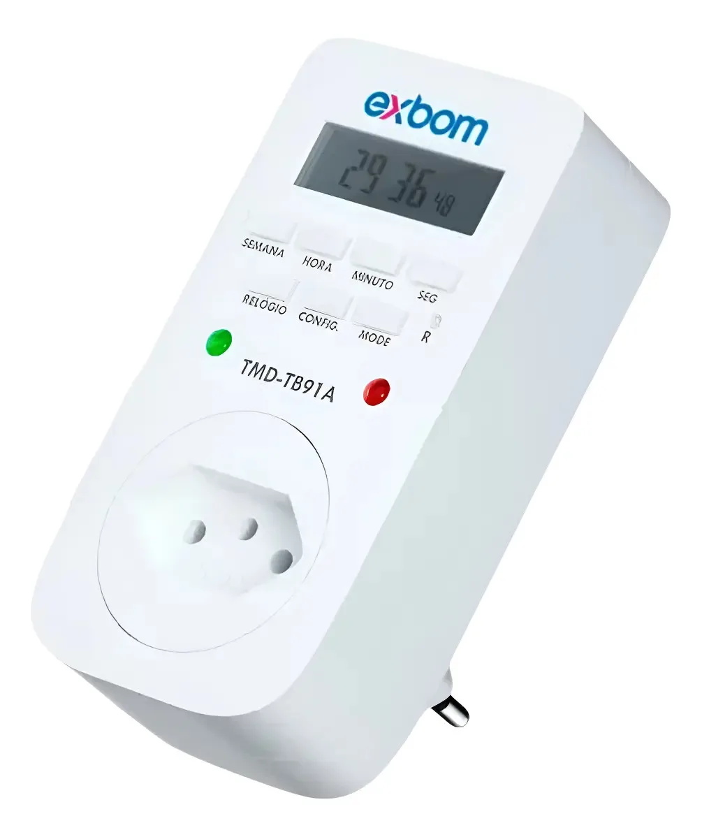 Temporizador Timer Digital Lcd Programável Bivolt Tmd-tb91a
