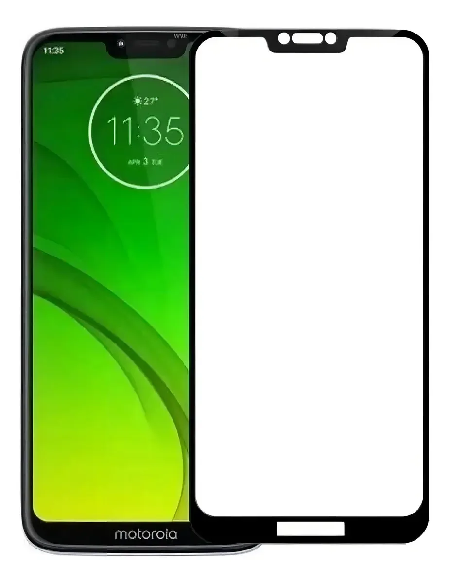 Película Vidro Temperado 3D para Motorola Moto G7 Power Tela