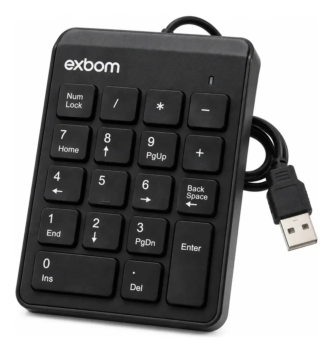 Teclado Numérico Bk-n30 18 Teclas Preto Para PC
