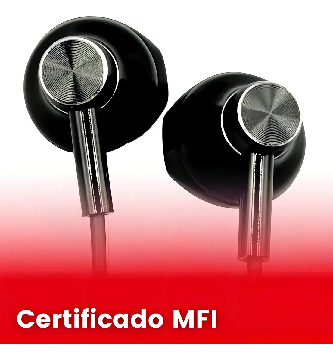 Fone De Ouvido Ios/lightning Certificado Mfi foto 3