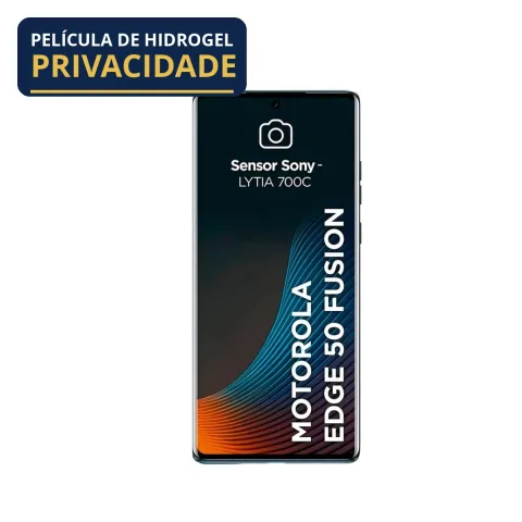 Película Hidrogel Edge 50 Fusion Privacy Anti Espião Frontal