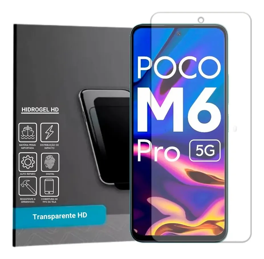 Película Hidrogel Frontal Hd Para Xiaomi Poco M6 Pro