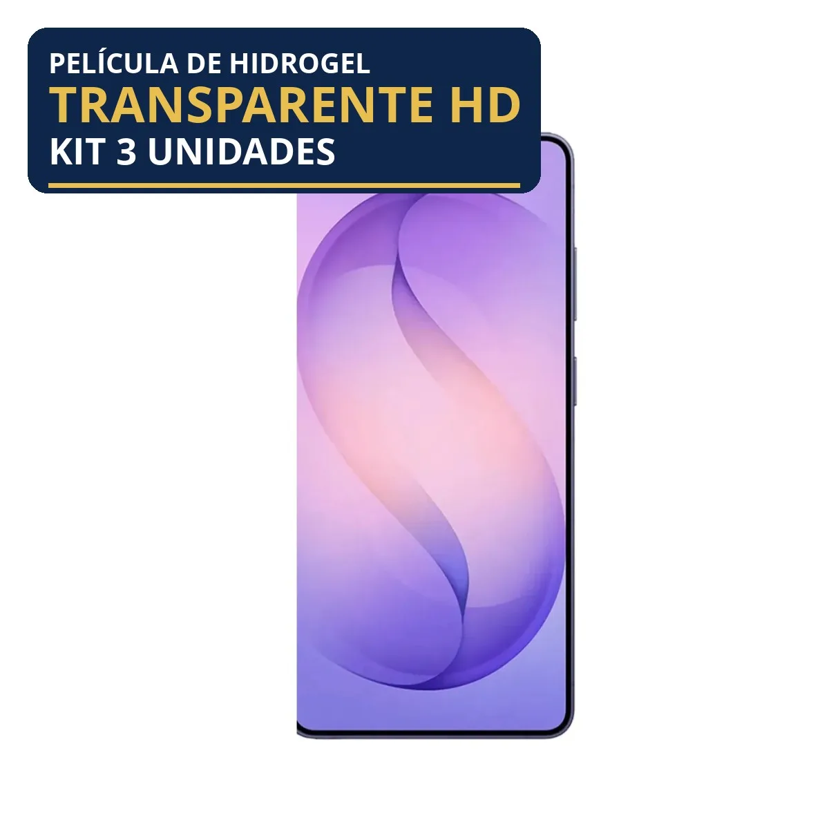 Kit 3 Películas Hidrogel Transparente Galaxy S26 Plus