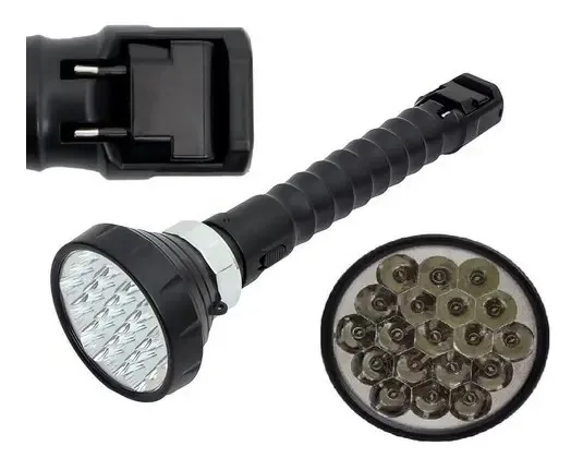 Lanterna Recarregável 19 Leds -1959a Cor da lanterna
