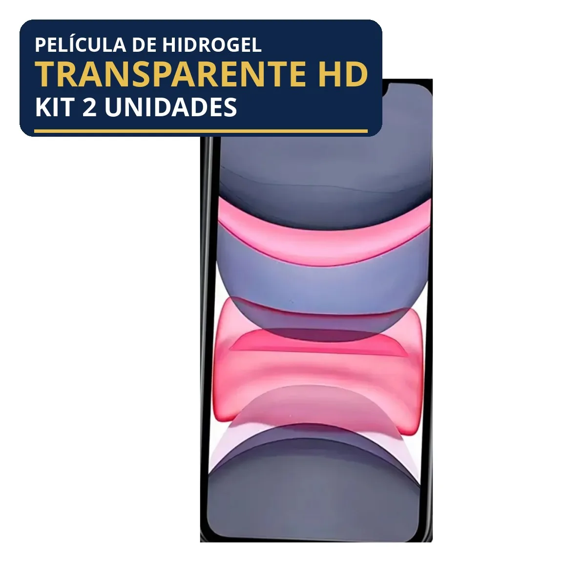 Kit 2 Películas Hidrogel Transparente iPhone 11