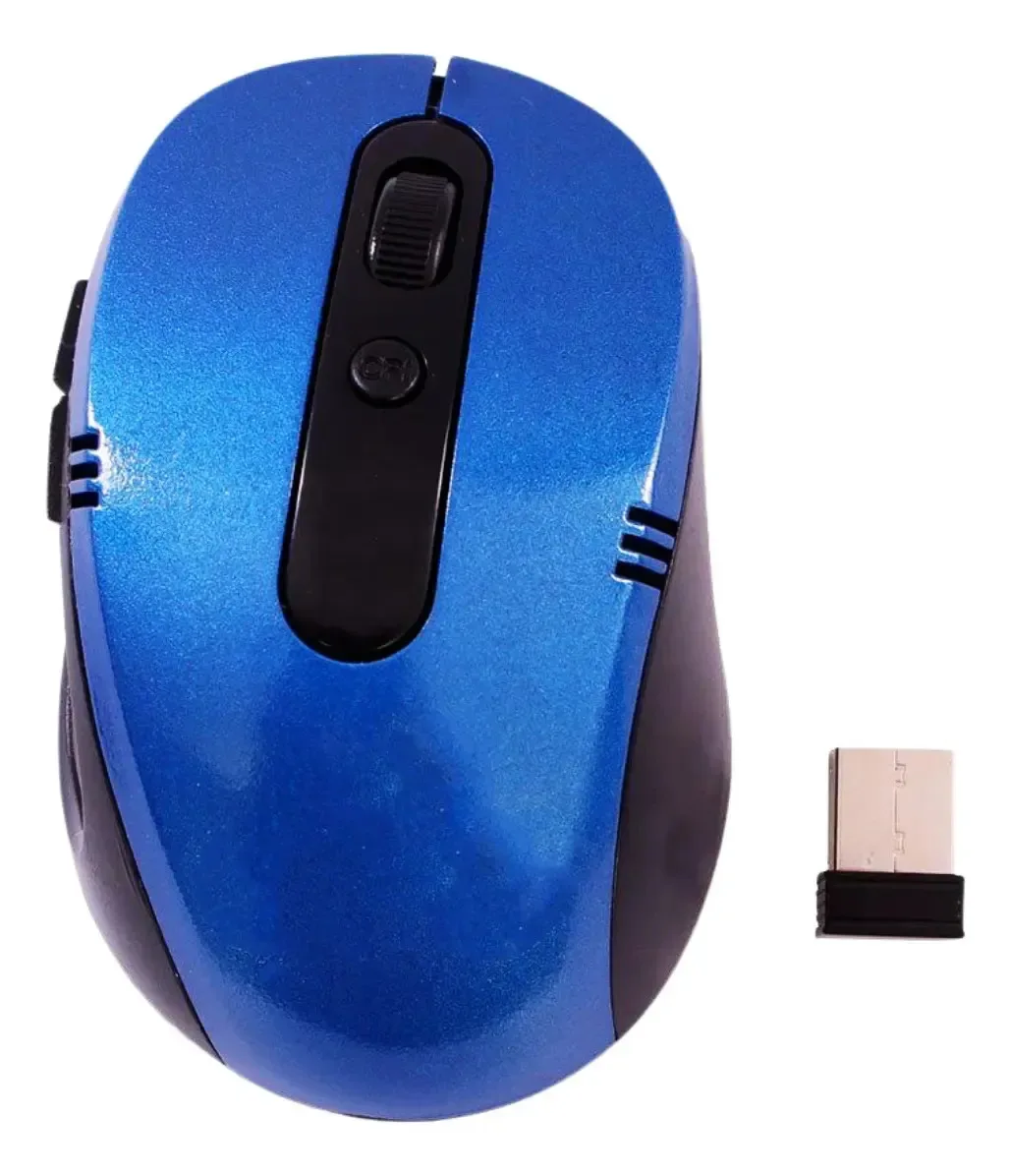 Mouse Sem Fio LEY-172 Azul 2.4GHz 6 Botões foto 2