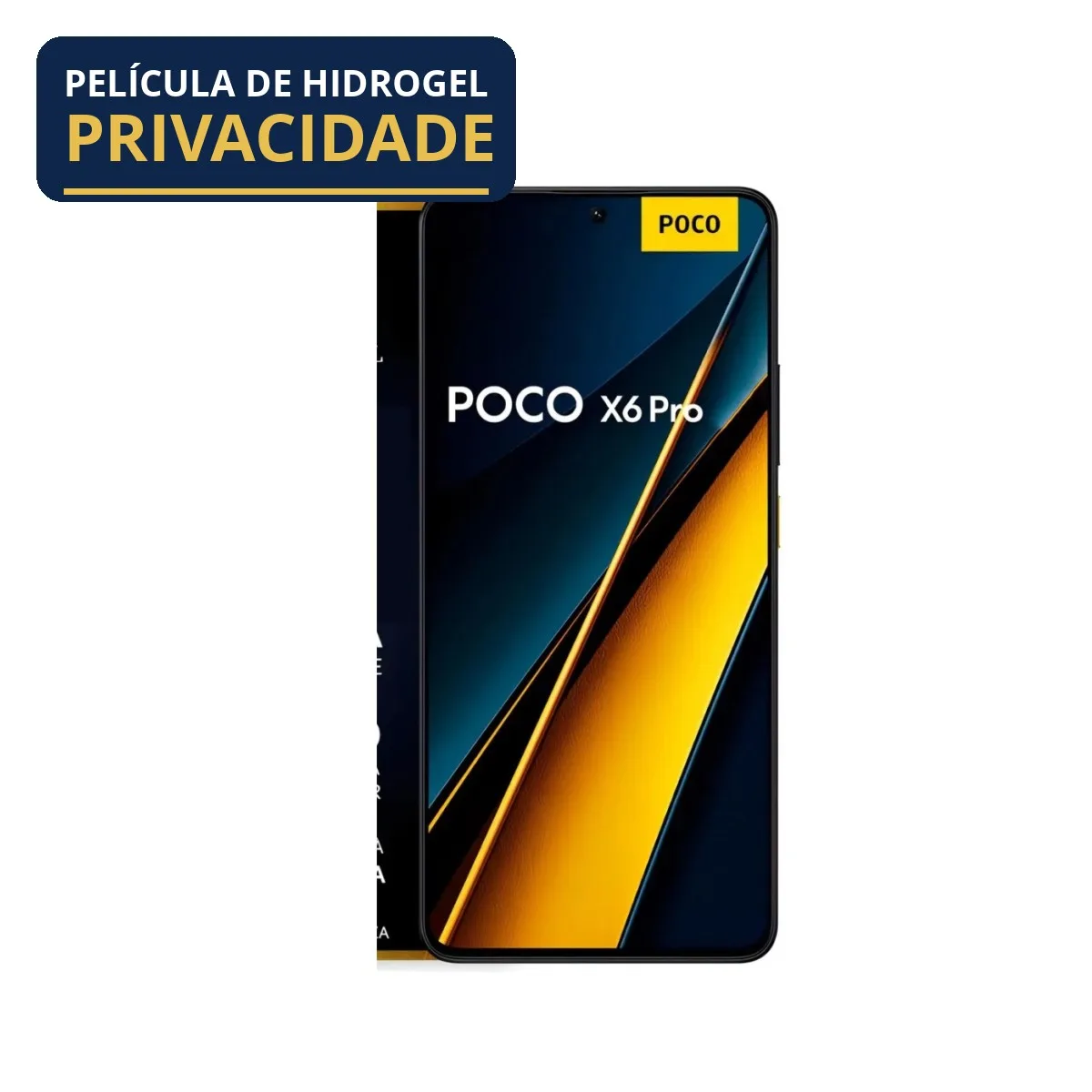 Película Hidrogel Privacidade Poco X6 Pro