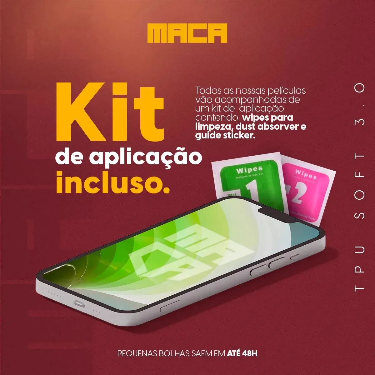 Película de Hidrogel para Rog Phone 8 Transparente HD foto 4