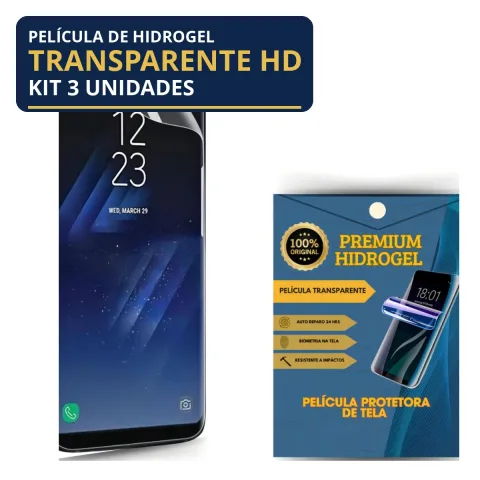 Kit 3 Películas Hidrogel Transparente iPhone 11 Pro 11 Pro