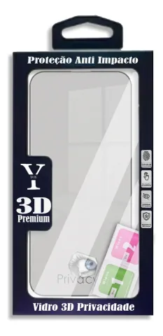 Película Vidro Privacidade 3d Para Redmi Note 12s / 12 Lite
