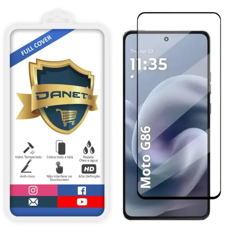 Película Vidro Temperado 3d Para Motorola Moto G86 Proteção