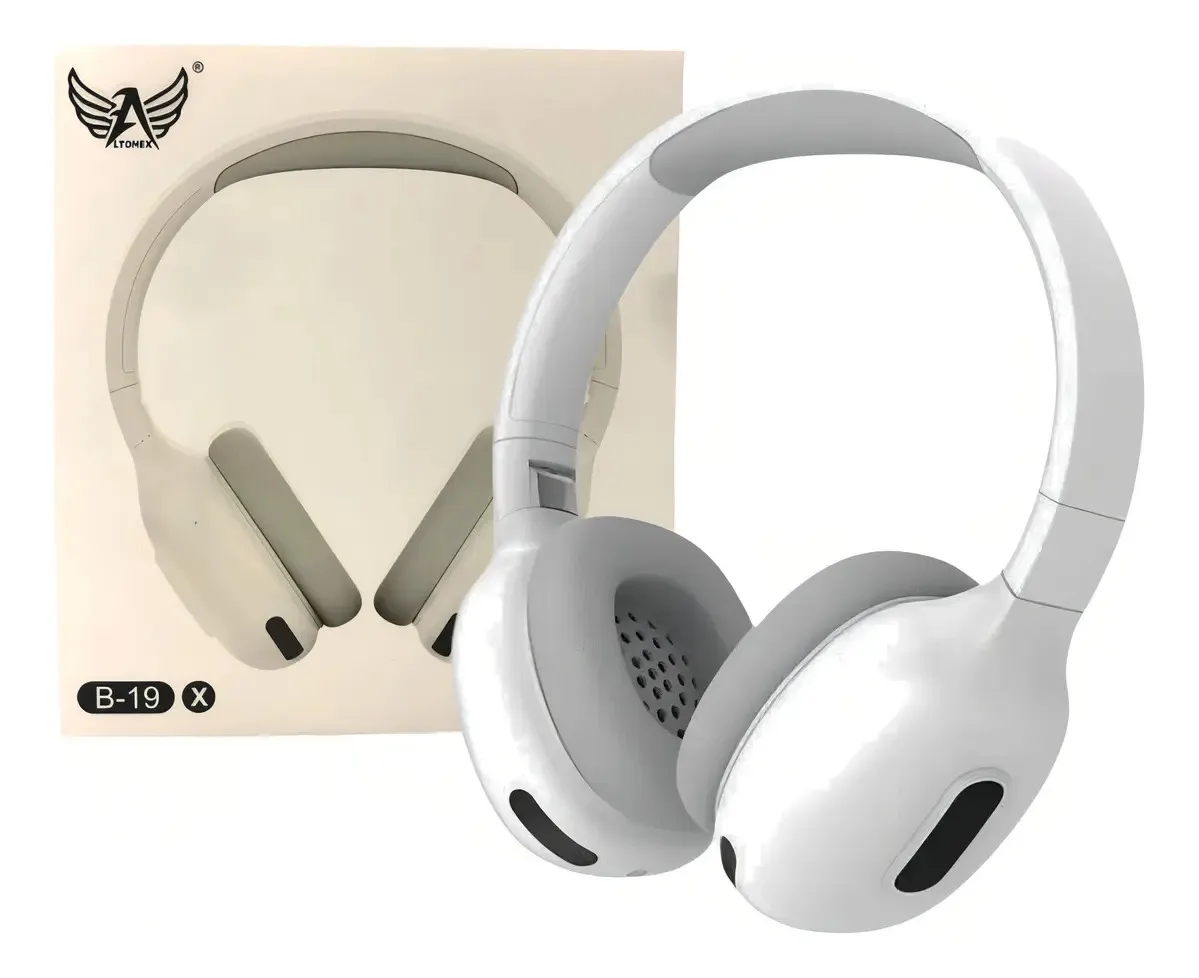 Fone de Ouvido Headphone B-19X Bluetooth Branco