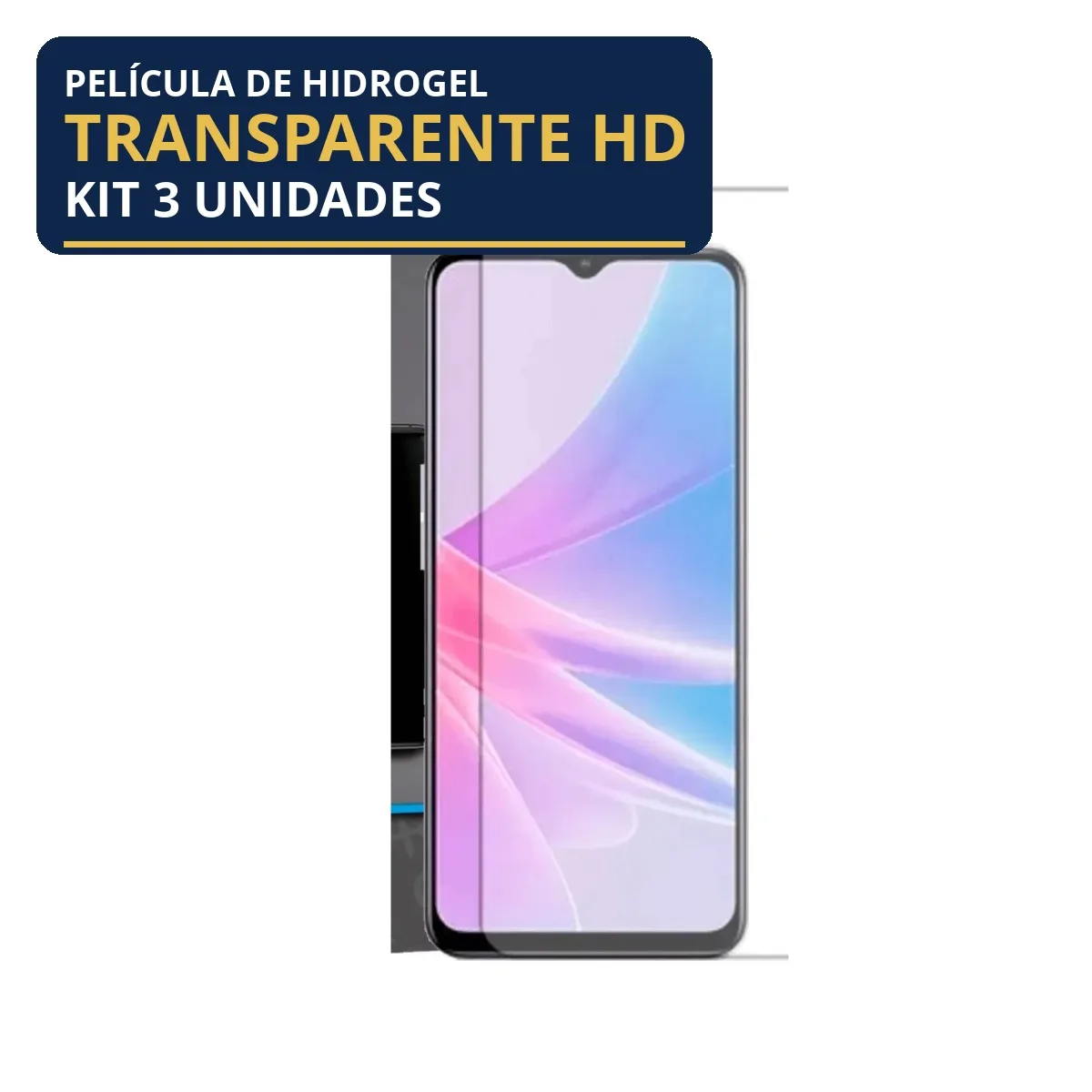Kit 3 Películas Hidrogel Transparente Oppo A78