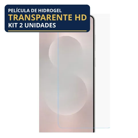 Kit 2 Películas Hidrogel Transparente Galaxy S25 Edge