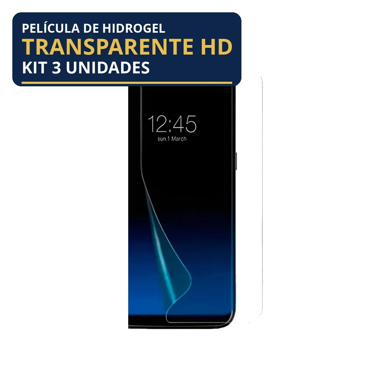 Kit 3 Películas Hidrogel Transparente Galaxy M31