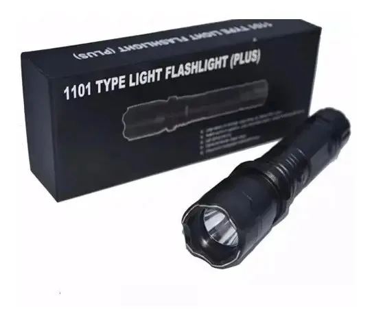Lanterna Tatica Police Led 1101 Light Potente Teaser Choque