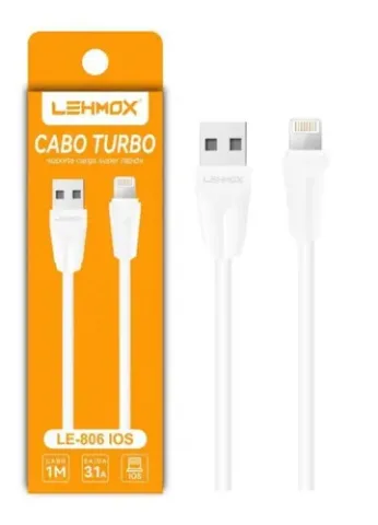 Cabo Turbo Le-806 Cor Branco Cabo Rápido